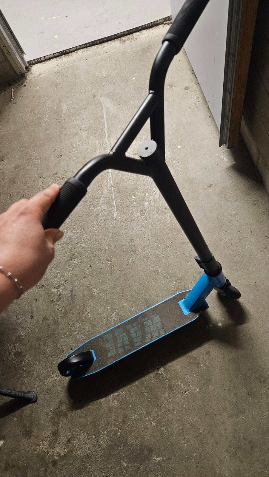 Stunstep blauw, Ophalen