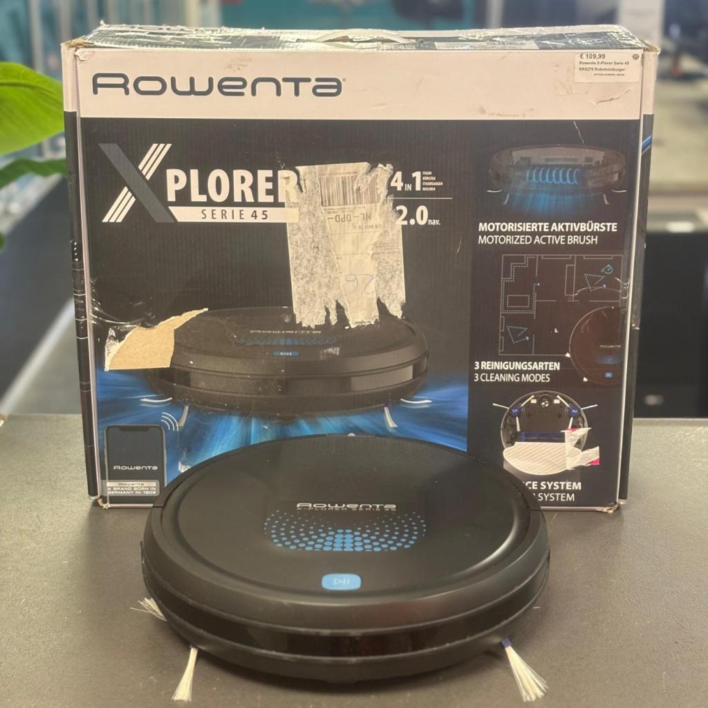 Rowenta X-Plorer Serie 45 RR8275 Robotstofzuiger, Witgoed en Apparatuur, Stofzuigers, Flex Ltd., Zo goed als nieuw, https://flex.com/contact-us