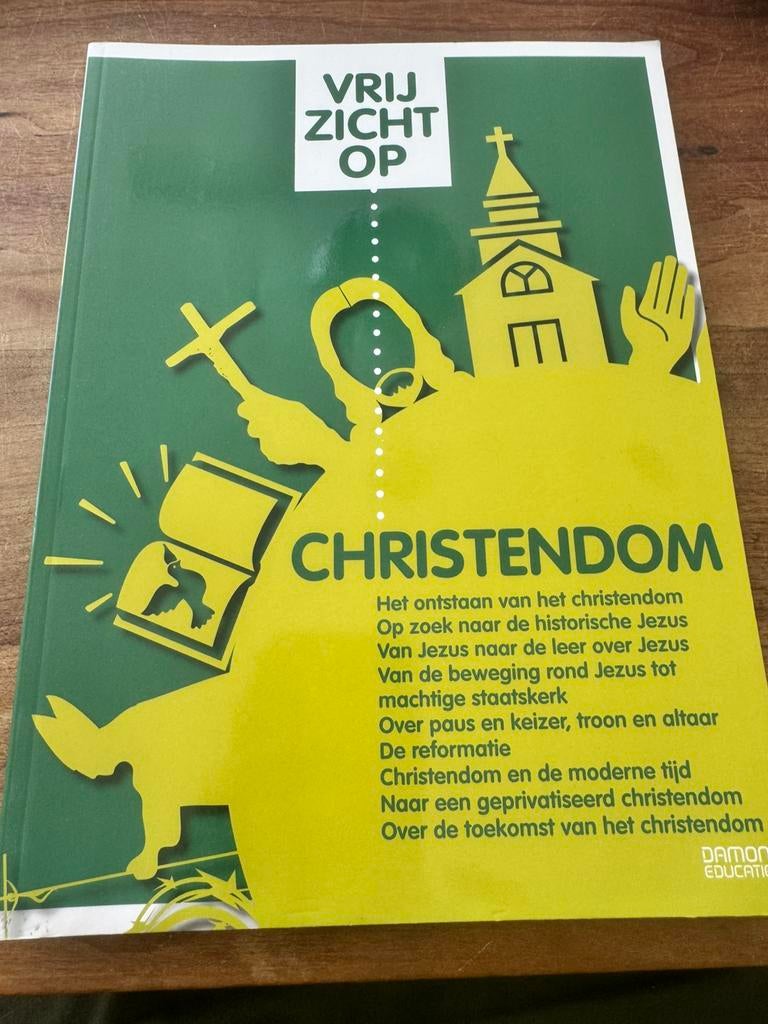Jos van de Laar leerboek vrij zicht op christendom, Boeken, Schoolboeken, Godsdienst en Levensbeschouwin, Verzenden, HAVO, Zo goed als nieuw