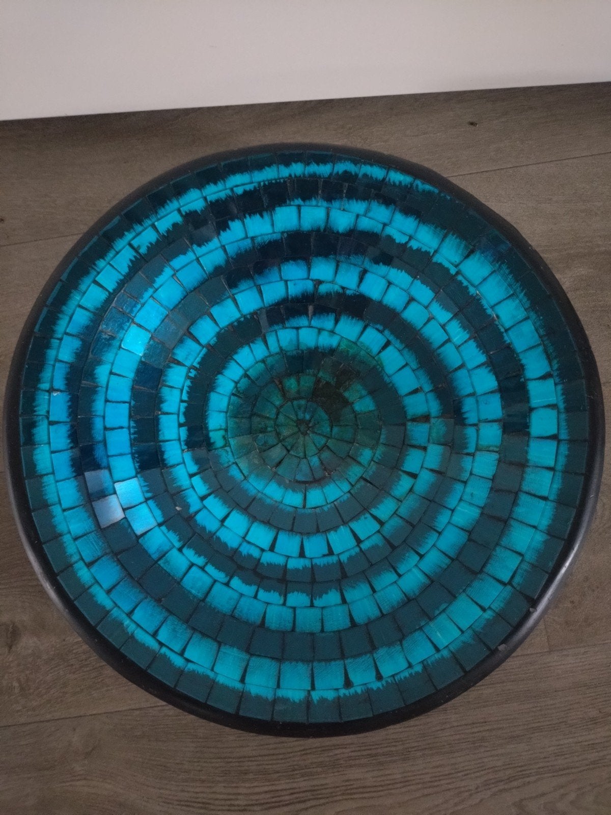 Prachtige mozaïek schaal, 40 cm doorsnee, Ophalen