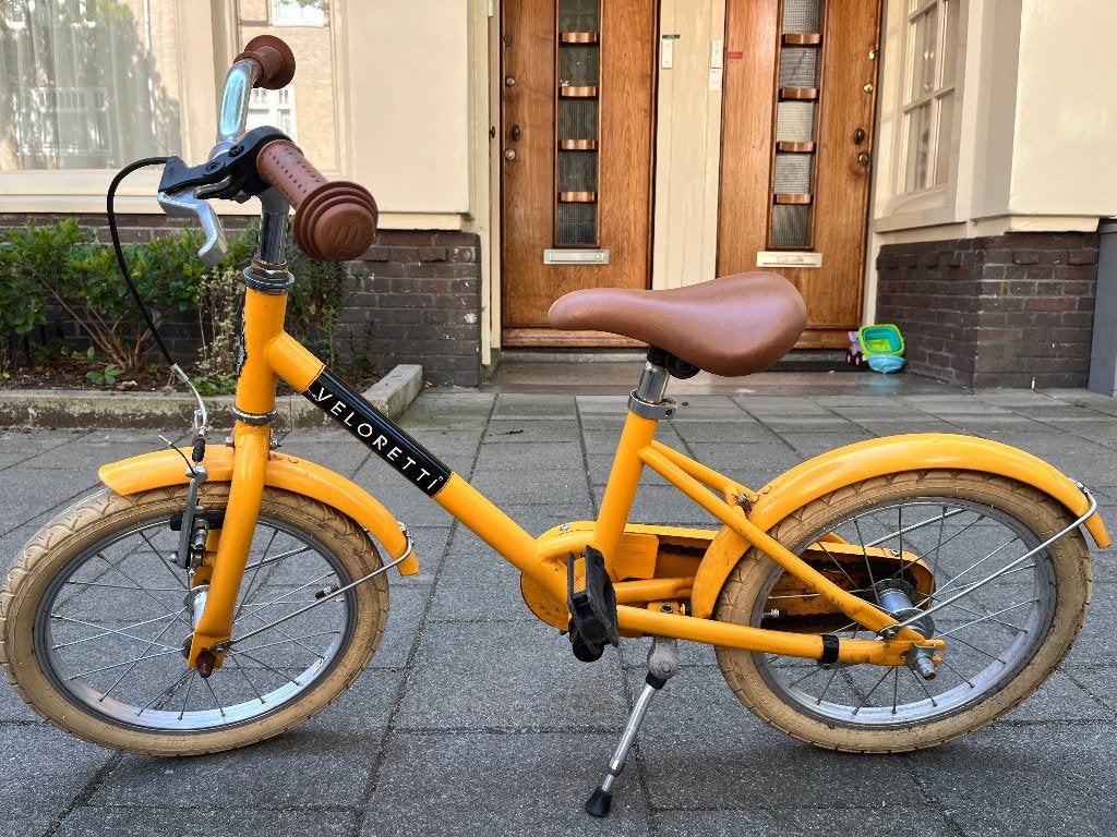 Veloretti kinderfiets (3-5 jaar) met 16 inch wielen, Ophalen, Terugtraprem, 16 tot 20 inch, Veloretti
