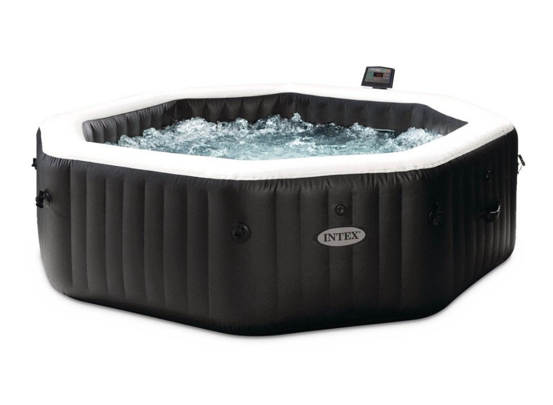 opblaasbare jacuzzi 6 pers, Ophalen, Gebruikt, Afdekzeil, Opblaasbaar