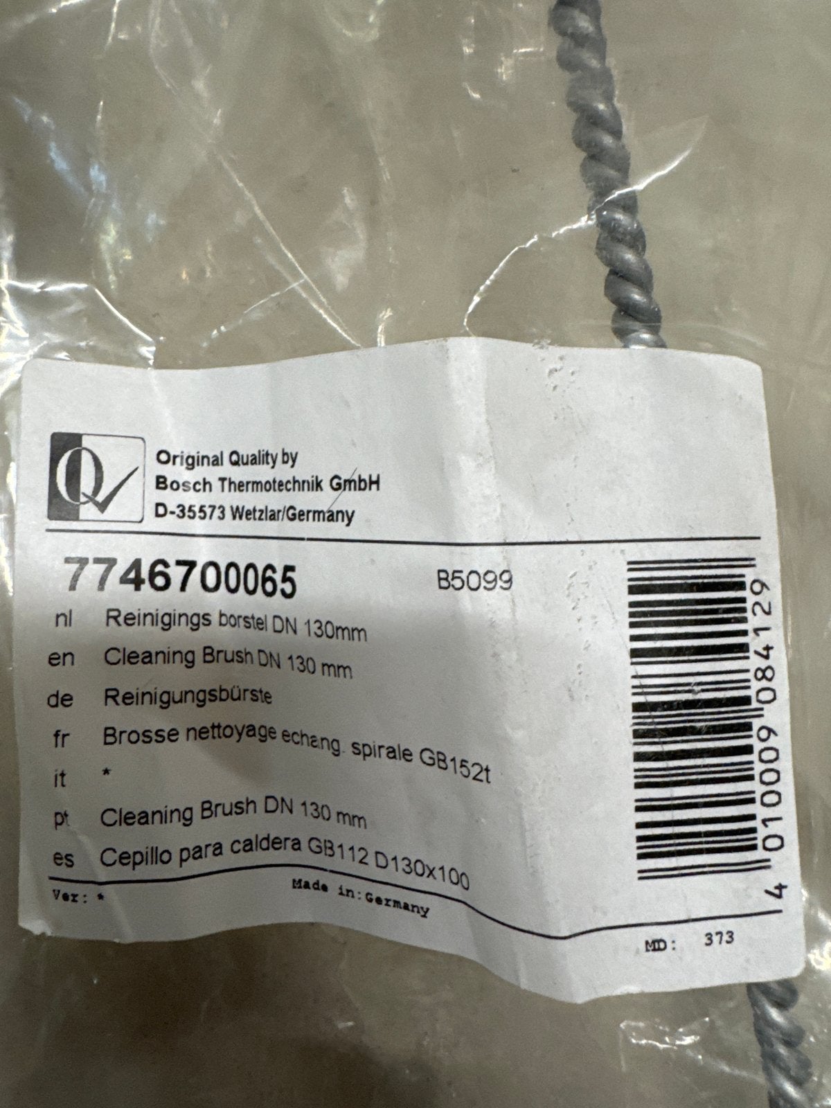 Bosch Thermotechnik Reinigingsborstel DN 130mm, Witgoed en Apparatuur, Ophalen of Verzenden, Nieuw