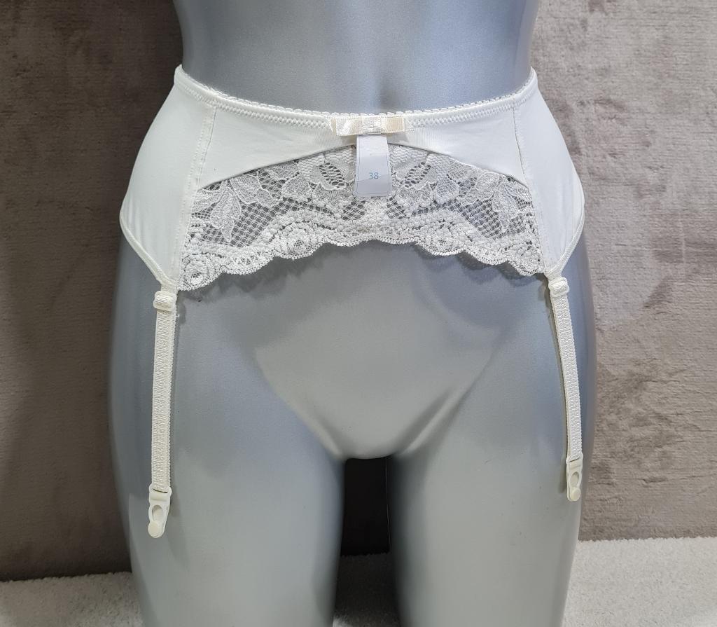 Jarretel Gordel ``ANNET`` kleur Ivoor maat 38 t/m 46 (080), Kleding | Dames, Ondergoed en Lingerie, Overige typen, Wit, Ophalen of Verzenden