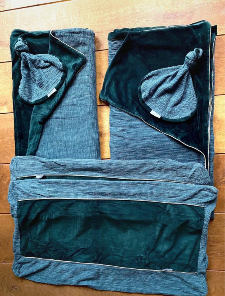 Petit Juul ledikantdeken set, Jongetje of Meisje, Wit, Ophalen of Verzenden, Zo goed als nieuw