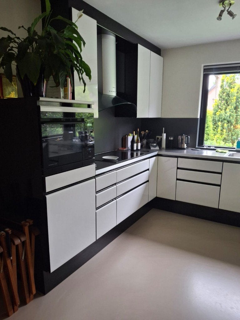 Keuken, Huis en Inrichting, Keuken | Complete keukens, Ophalen, Gebruikt, Wit, Hoekkeuken