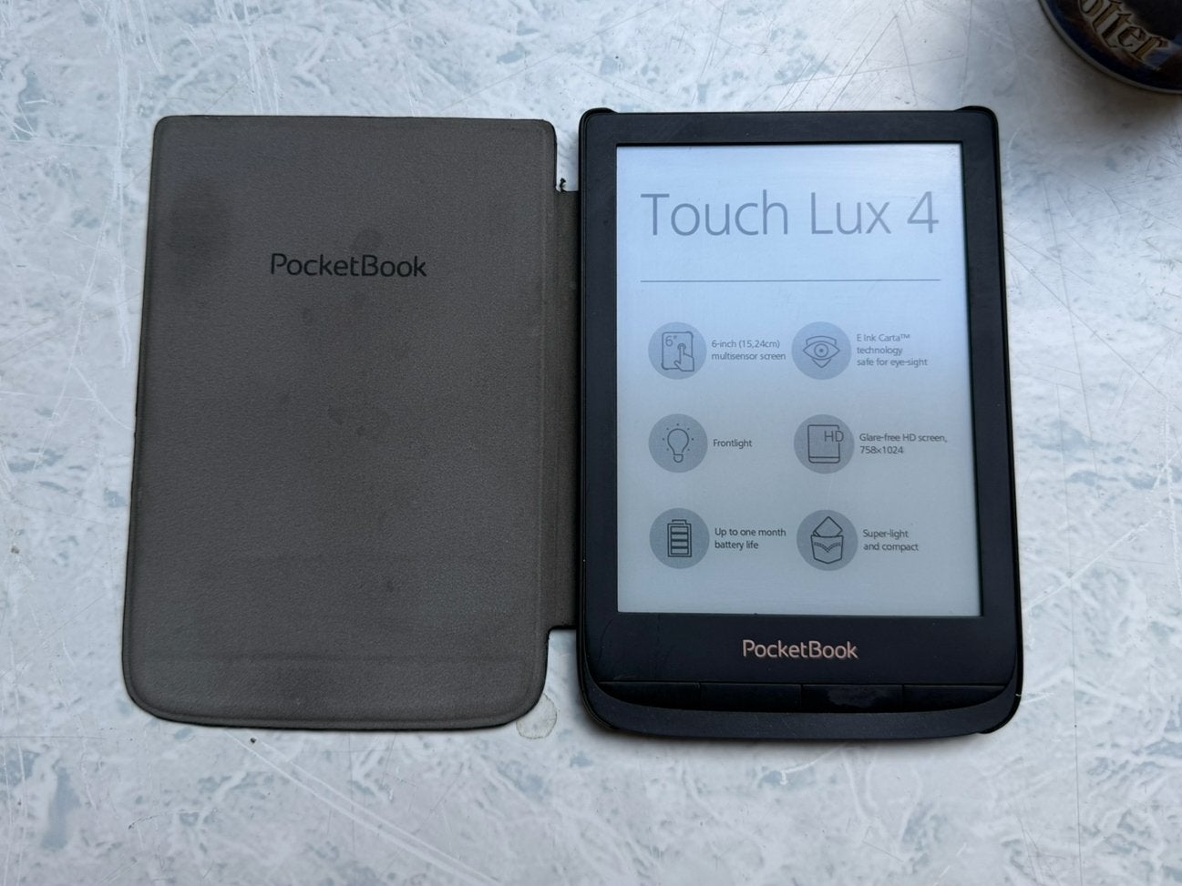 Pocketbook Touch Lux 4 met verlichting, Gebruikt, 8 GB, Ophalen of Verzenden, Touchscreen