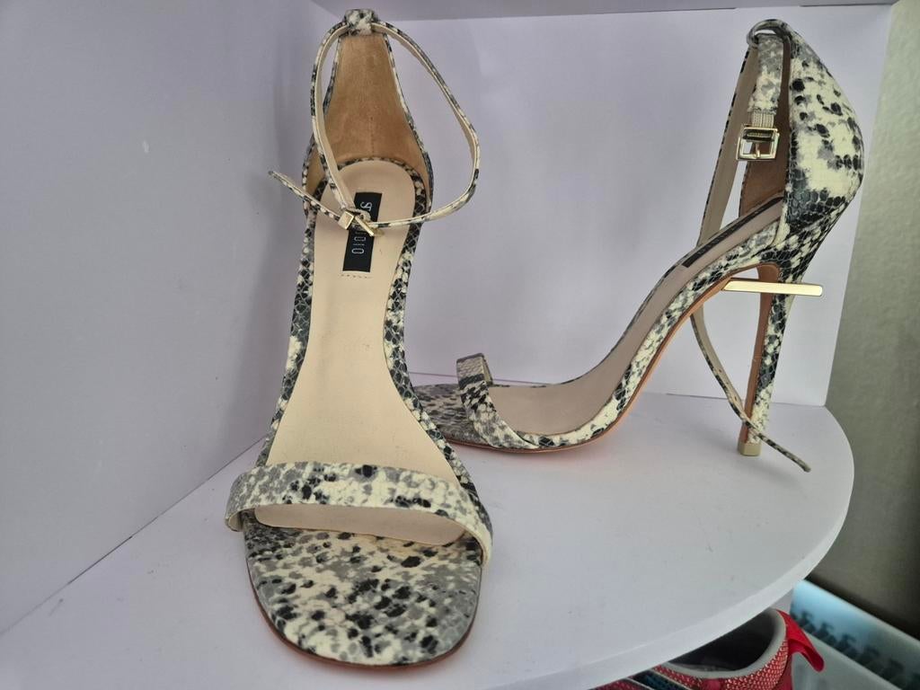 St Studio hakken slangenprint maat 41, Pumps, Supertrash, Wit, Nieuw