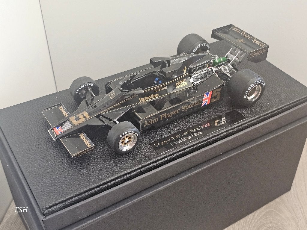 Lotus 78, Mario Andretti # 5, 1977, GP Replicas. **NIEUW**, Verzamelen, Automerken, Motoren en Formule 1, Nieuw, Formule 1, Ophalen of Verzenden