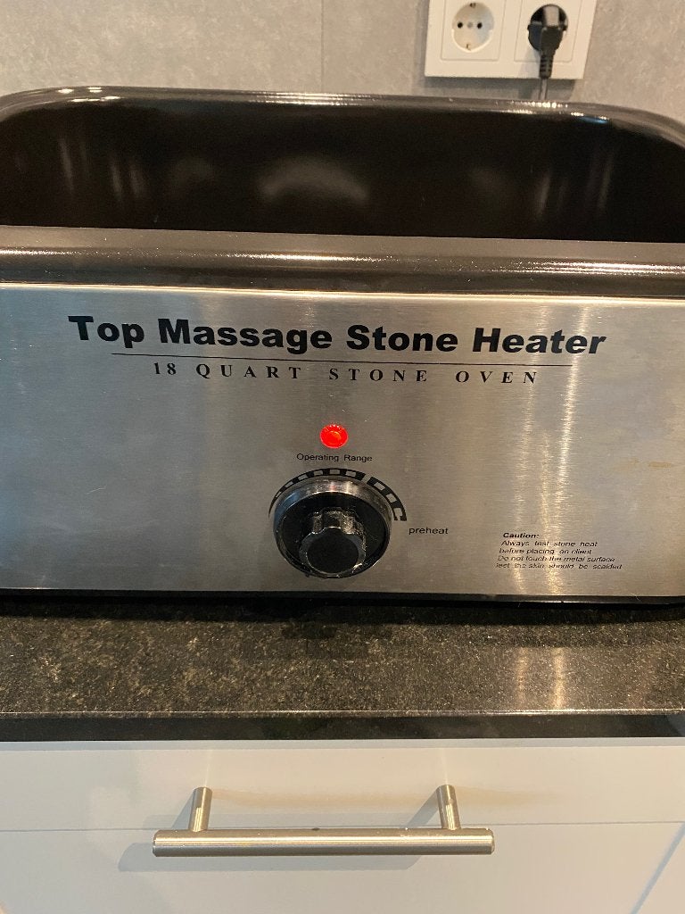 Hoge kwaliteit hotstonemassageset, Ophalen, Gebruikt