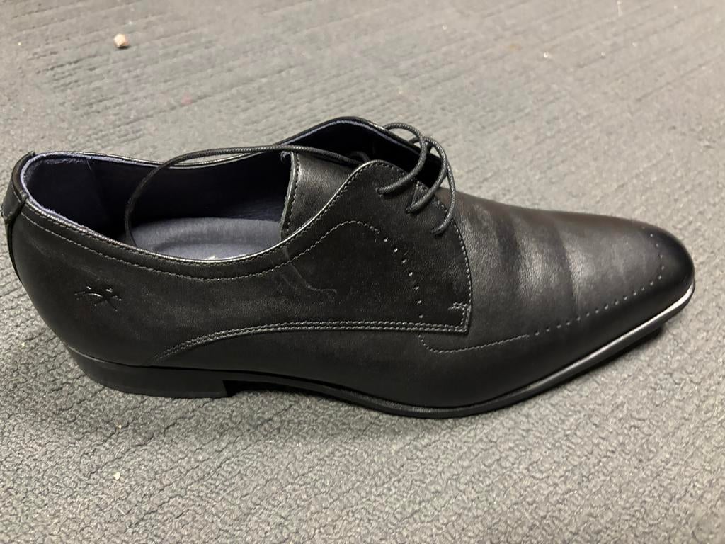 Fluchos F0492 Nette Schoenen Heren Maat 44 Zwart Nieuw, Verzenden, Nieuw, Zwart, Veterschoenen