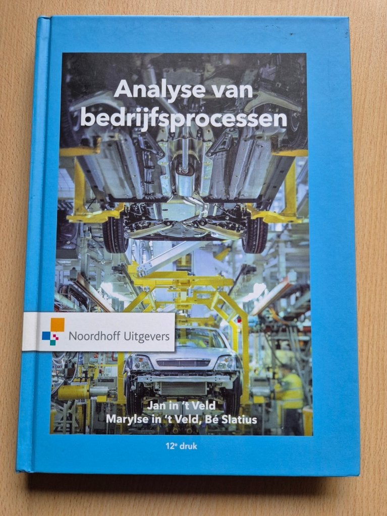 Analyse van bedrijfsprocessen | 9789001898892, Ophalen, Gelezen, Overige onderwerpen, Van Jan in 't Veld, Marylse in 't Veld, Bé Slatius