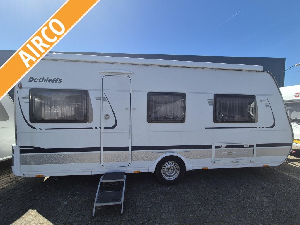 Dethleffs Nomad 500 DB 2011 Mover, luifel, voortent 14500,-, Caravans en Kamperen, Caravans, Rondzit, Schokbreker, Particulier