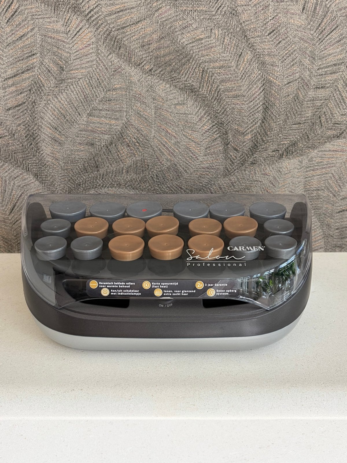Carmen Salon Professional krulset met keramische rollers, Witgoed en Apparatuur, Ophalen, Zo goed als nieuw, Haarverzorging