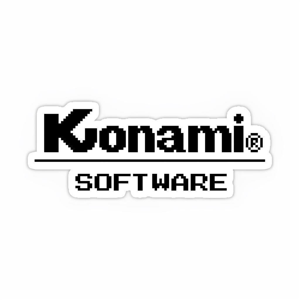 KONAMI software msx Retro Gaming Bartop Sticker, Ophalen of Verzenden, Nieuw, Bedrijf of Vereniging