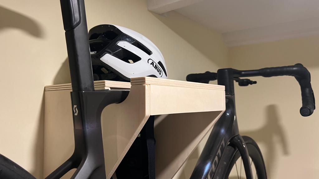 Design Fiets ophang dock hout, Ophalen of Verzenden, Nieuw