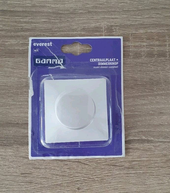 Centraalplaat dimmer wit, Doe-het-zelf en Verbouw, Elektra en Kabels, Ophalen of Verzenden, Nieuw, Overige typen