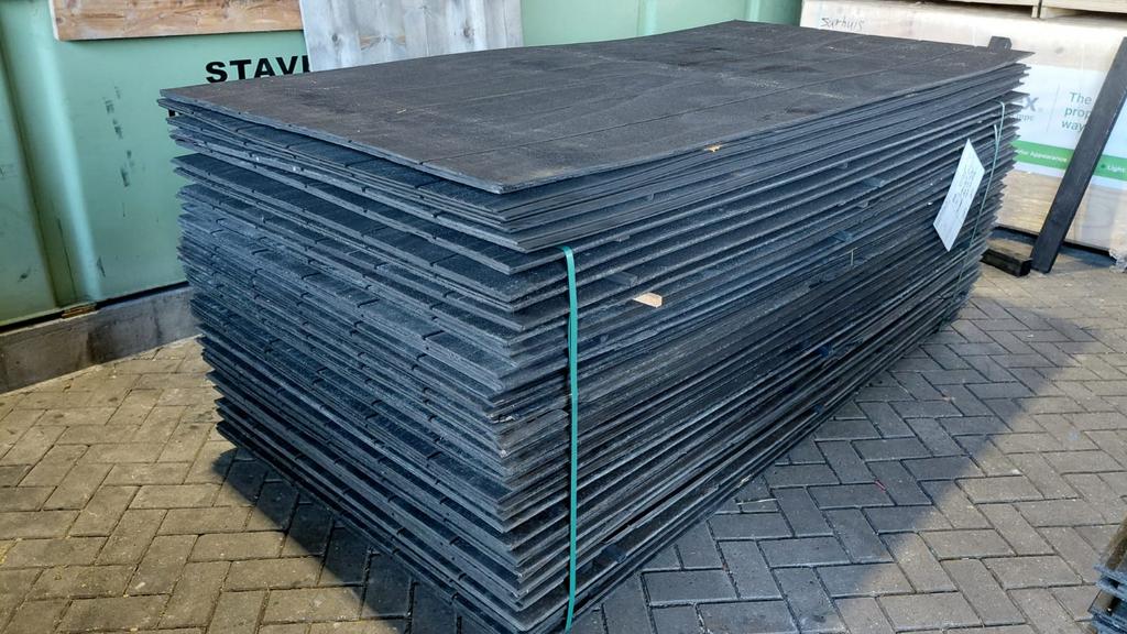 rest partij ChannelPly wand en plafondplaten – zwart & grijs, Doe-het-zelf en Verbouw, Platen en Panelen, Nieuw, Hout, Minder dan 20 mm