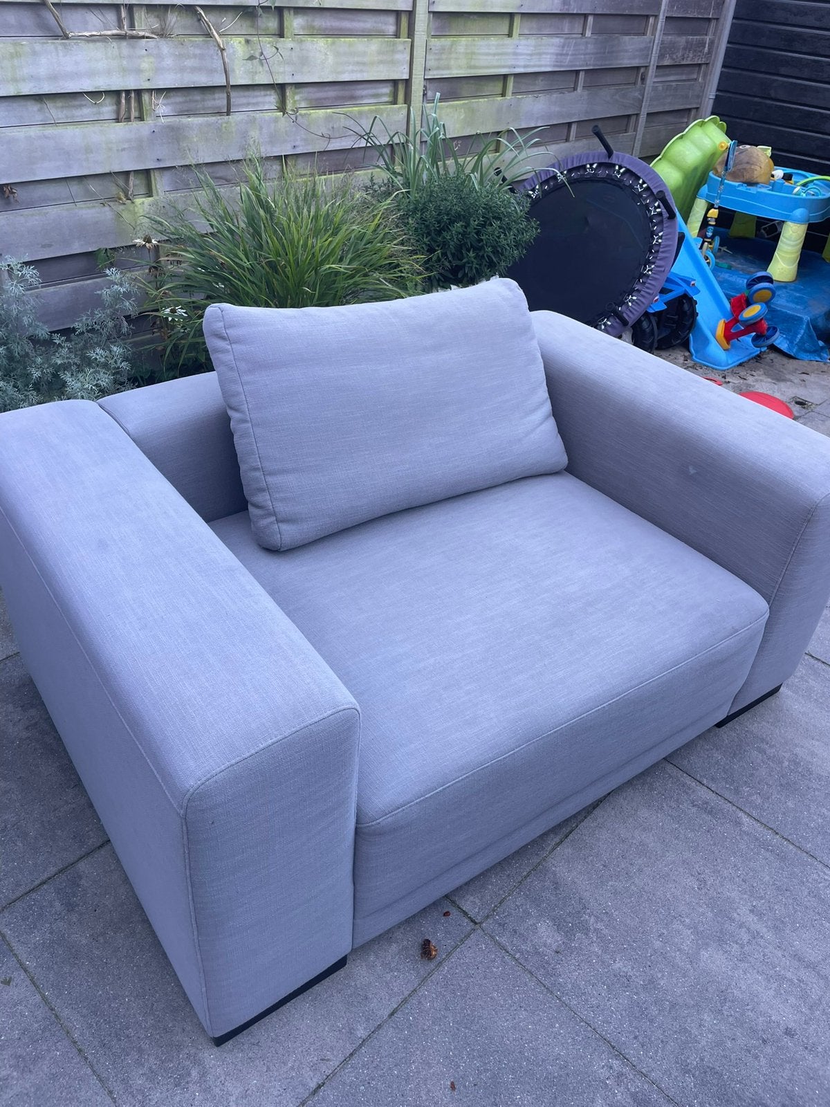 Love seat montel licht grijs, Ophalen, Gebruikt, 150 tot 200 cm, Tweepersoons