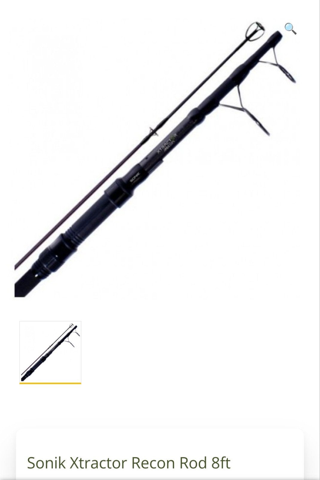 Sonik xtractor recon 8ft 3.5lb (2x), Ophalen of Verzenden, Gebruikt, Werphengel