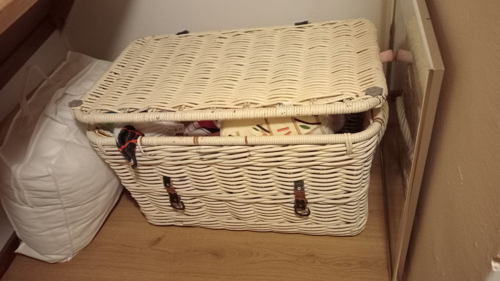 Rieten mand, Ophalen, 50 tot 100 cm, Minder dan 50 cm
