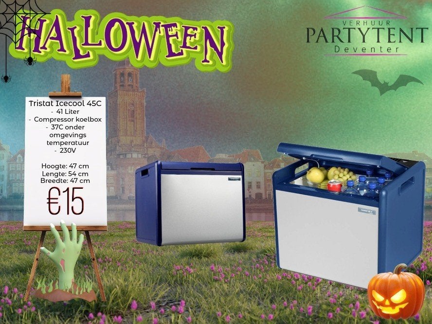 Compressor koelbox huren voor Halloween feest, Ophalen, Nieuw, Halloween of Griezel