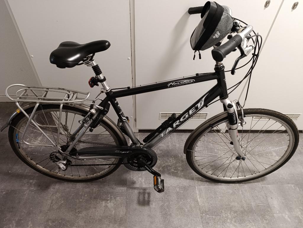 Target Florida 28 Trekkingfiets–NieuweBandenCompleetRijklaar, Gebruikt, Velgrem, Versnellingen, 57 tot 61 cm