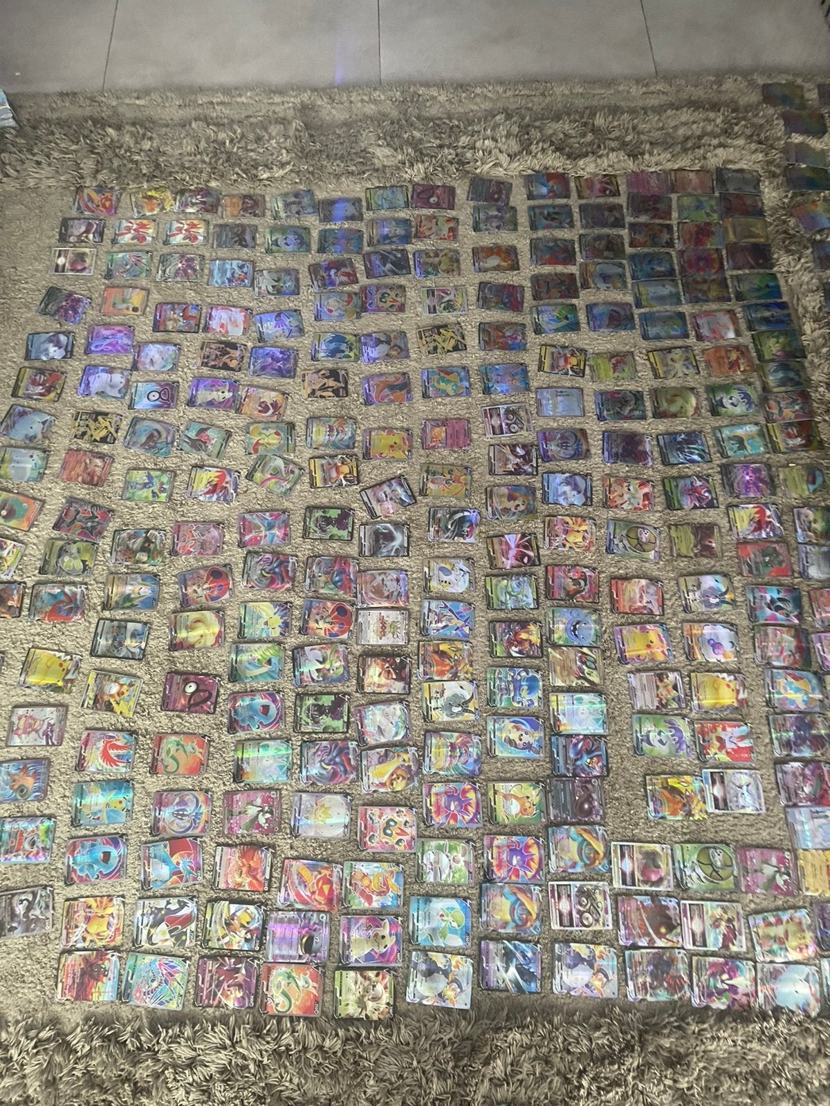 ZELDZAME POKEMOM KAArten / rainbow kaarten / VISSTAR Kaarten, Ophalen of Verzenden, Zo goed als nieuw, Rechthoekig