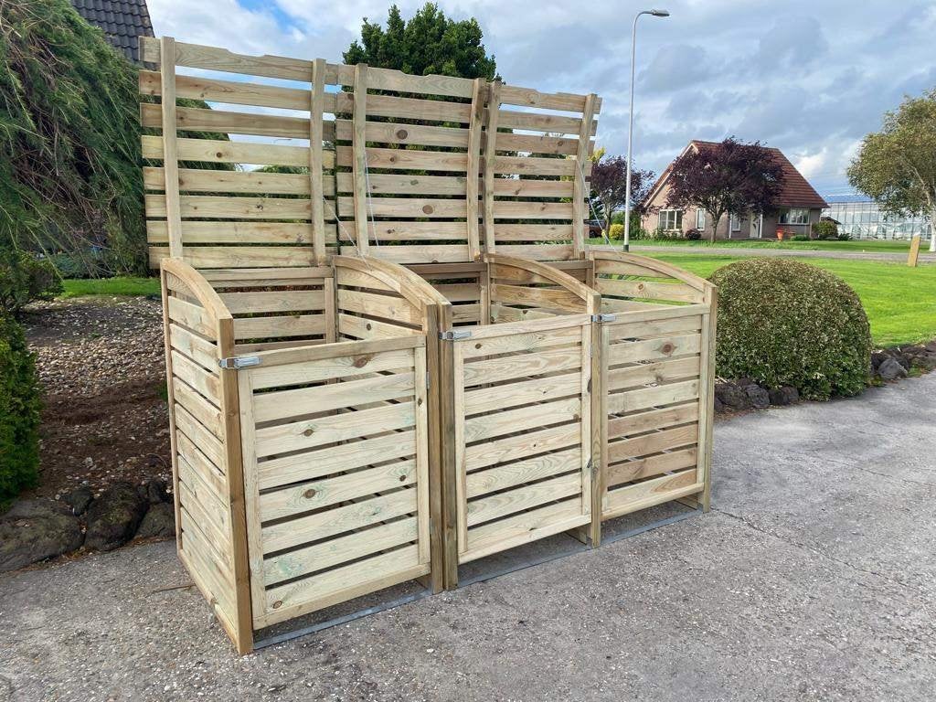 kliko ombouw - hout - gloednieuw, Ophalen of Verzenden, Nieuw, Hout, Containerberging