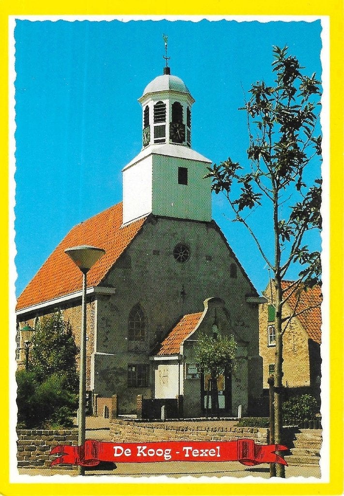 AK De Koog - De Koger Kerk, Dorpsstraat 168, Verzenden, 1960 tot 1980, Ongelopen, Waddeneilanden