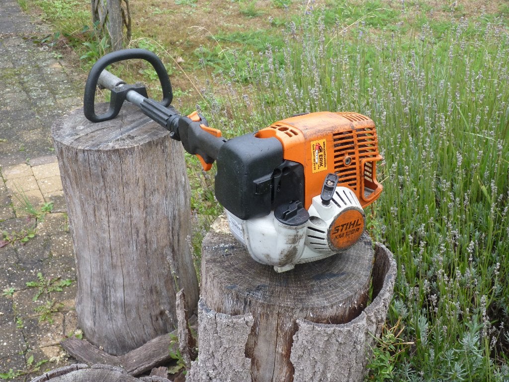 stihl KM 130R, Tuin en Terras, Ophalen, Gebruikt, Benzine, Stihl