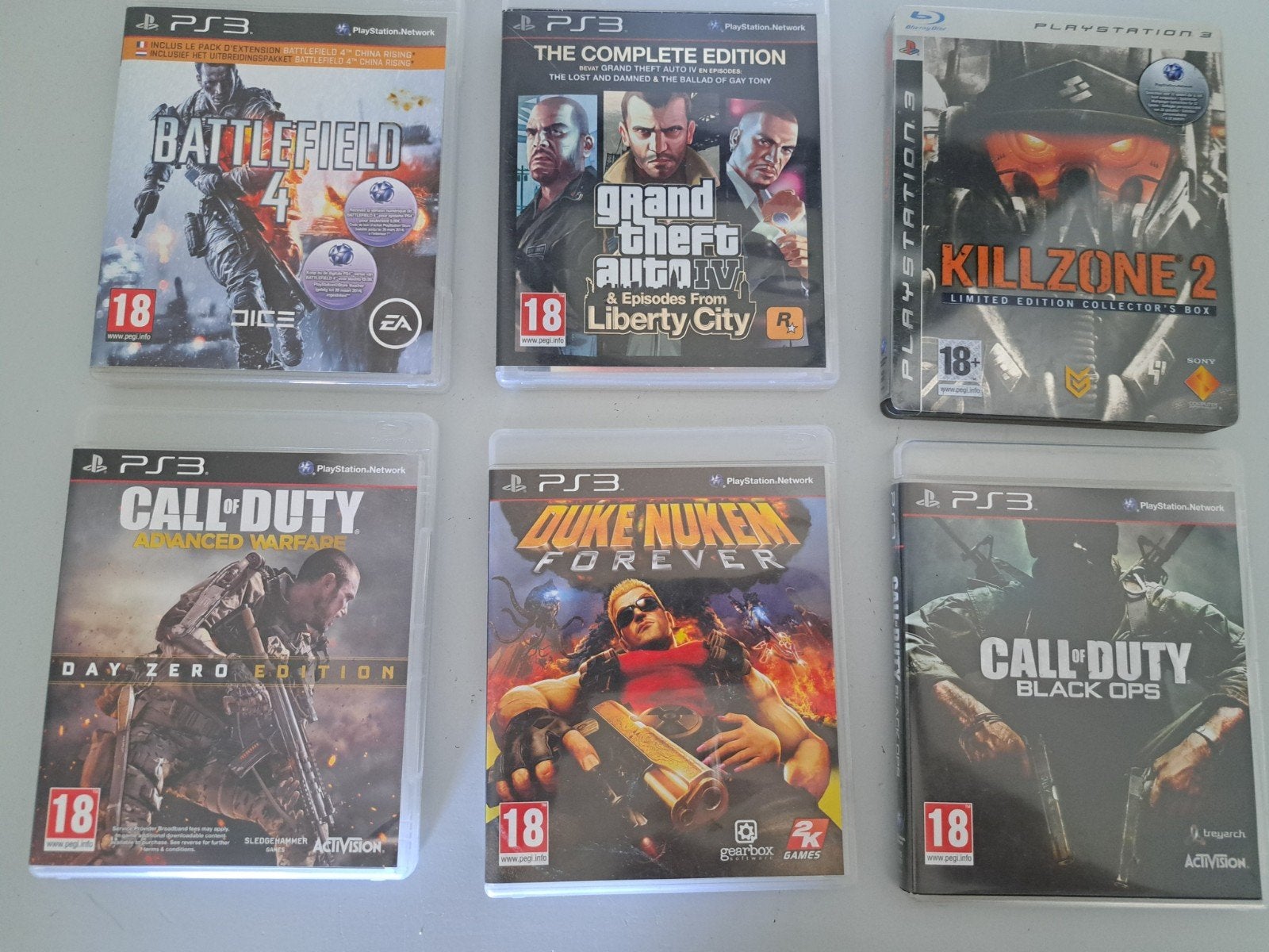 Verschillende PS3 games, Vanaf 18 jaar, Shooter, 1 speler, Ophalen of Verzenden