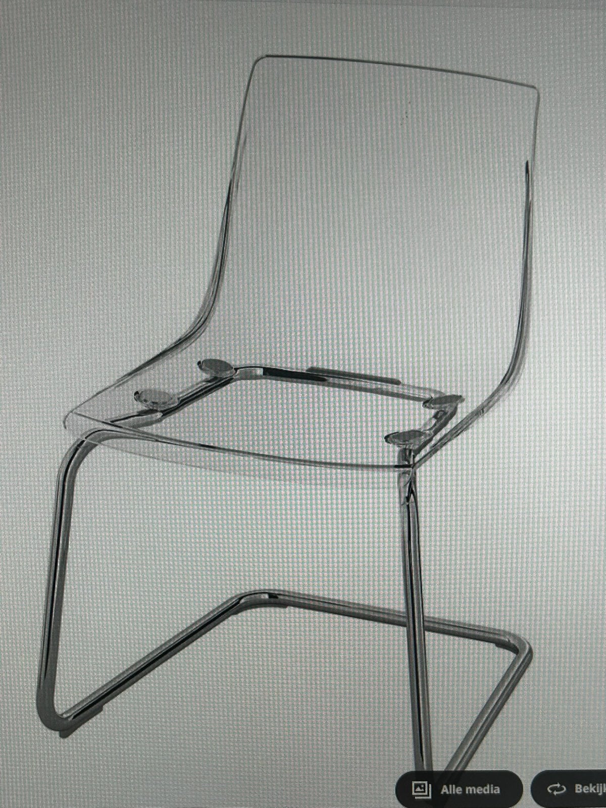 Tafel met 6 stoelen, Huis en Inrichting, Ophalen, Kunststof, Overige kleuren, Zo goed als nieuw