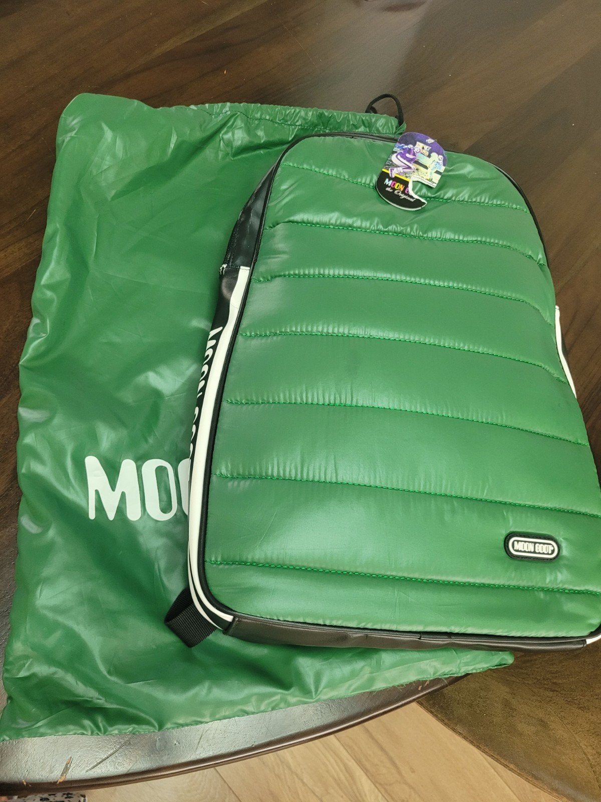 Moon Boot Rugzak - Groen (Gebruikt), Gebruikt, 25 tot 40 cm, Ophalen of Verzenden, Overige merken