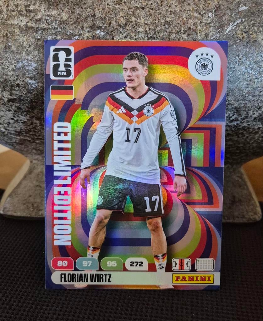 Zeldzame Florian Wirtz XXL Limited Edition Panini Adrenalyn, Spelerskaart, V.le Emilio Po 380 - 41126 Modena, Ophalen of Verzenden