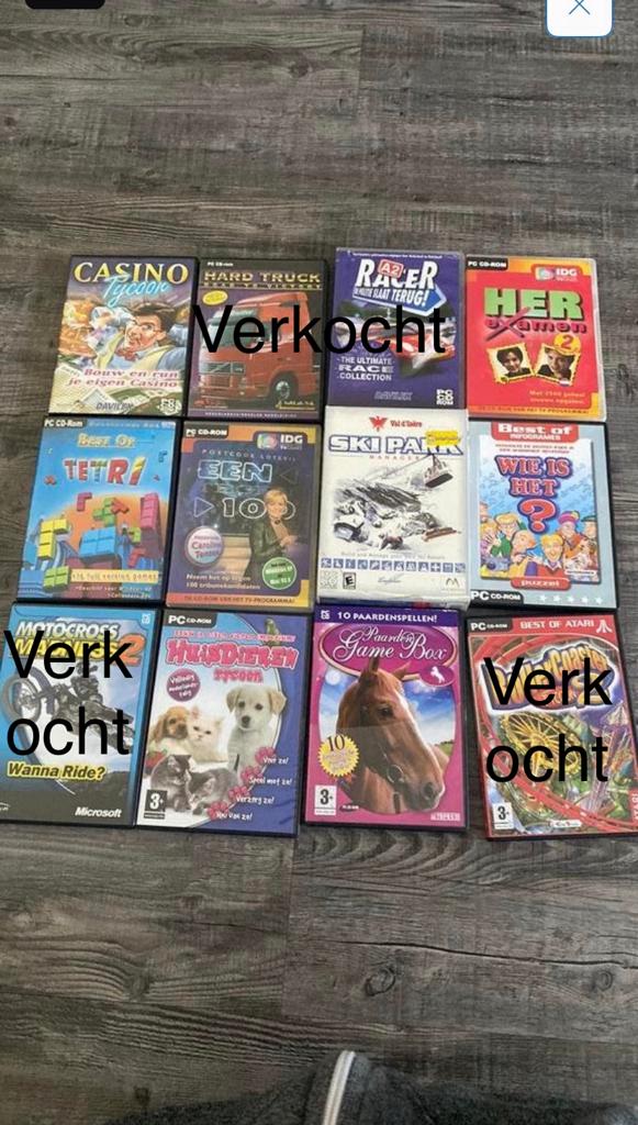 Cd spellen voor pc, Alle leeftijden, Overige typen, Overige soorten, Ophalen of Verzenden