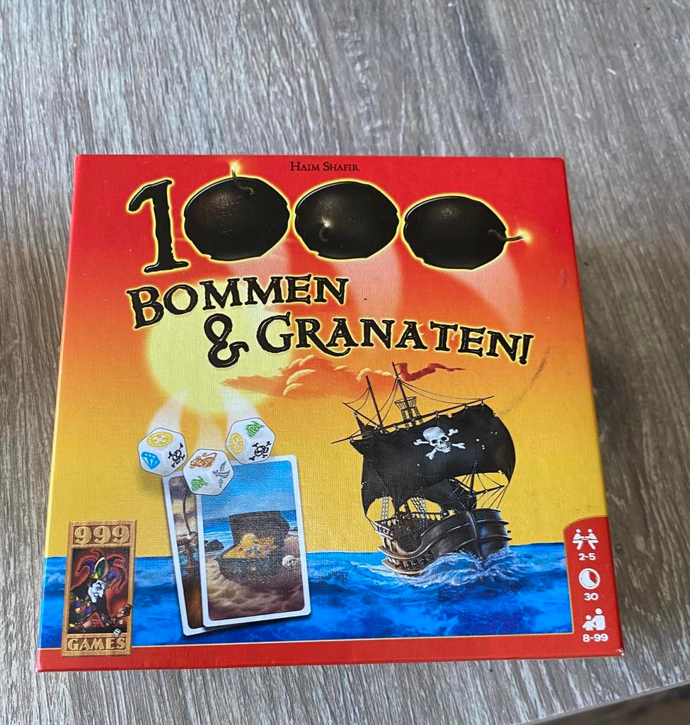 1000 bommen en granaten spel., Ophalen, Zo goed als nieuw