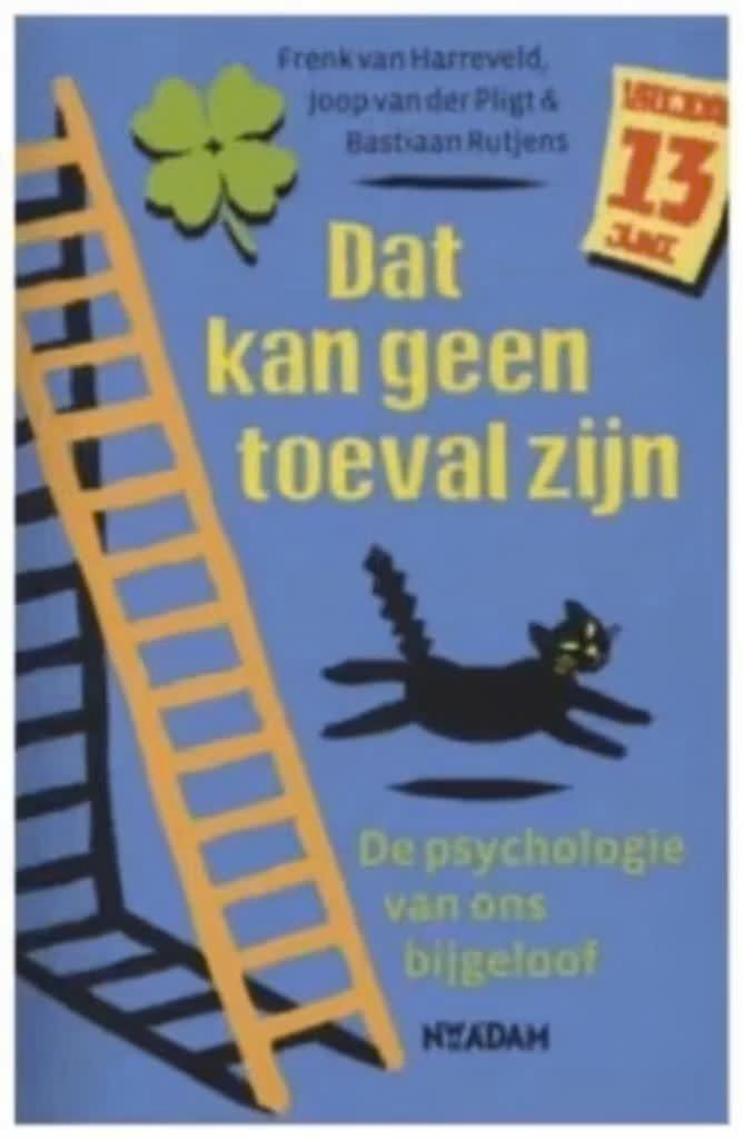 Dat kan geen toeval zijn (De psychologie van ons bijgeloof ), Boeken, Ophalen of Verzenden, Zo goed als nieuw
