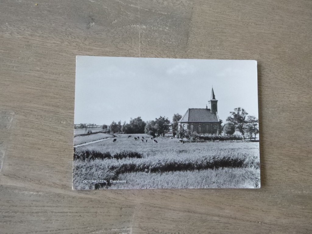 Oosthuizen, Etersheim/kerk 1974, Verzenden, 1960 tot 1980, Ongelopen, Noord-Brabant