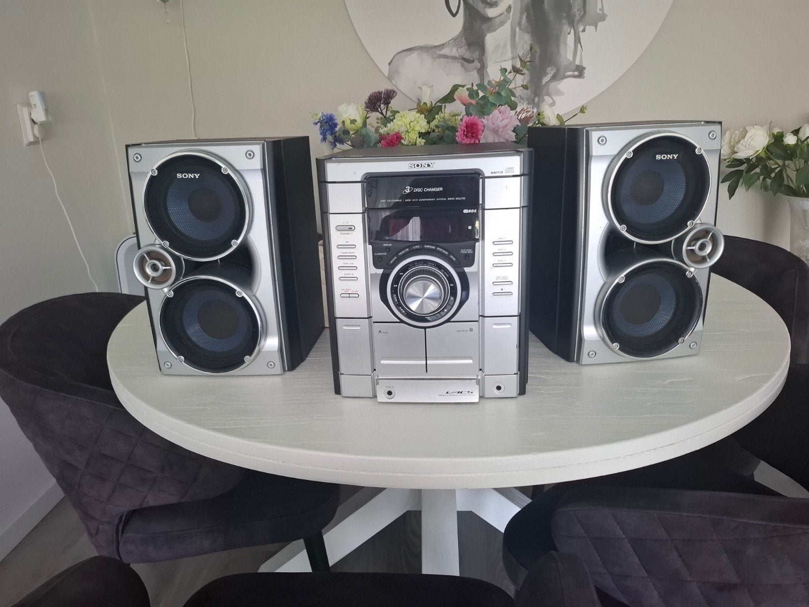Sony Microset met CD-speler, Tuner en Speakers, Ophalen, Cd-speler, Sony, Microset