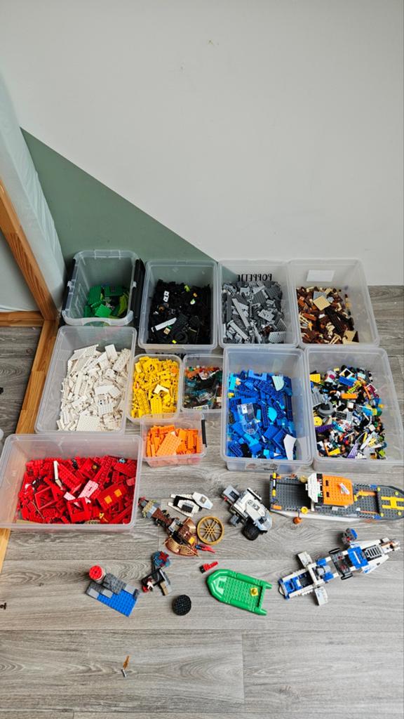 Grote partij originele LEGO stenen - diverse kleuren en sets, Gebruikt, Lego, Ophalen of Verzenden, Losse stenen