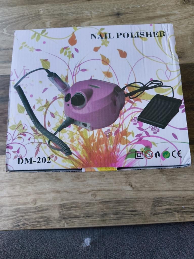 Nieuwe Nagelpolijster DM-202 - Professionele Nagelvijl, Ophalen of Verzenden, Nieuw, Verzorging