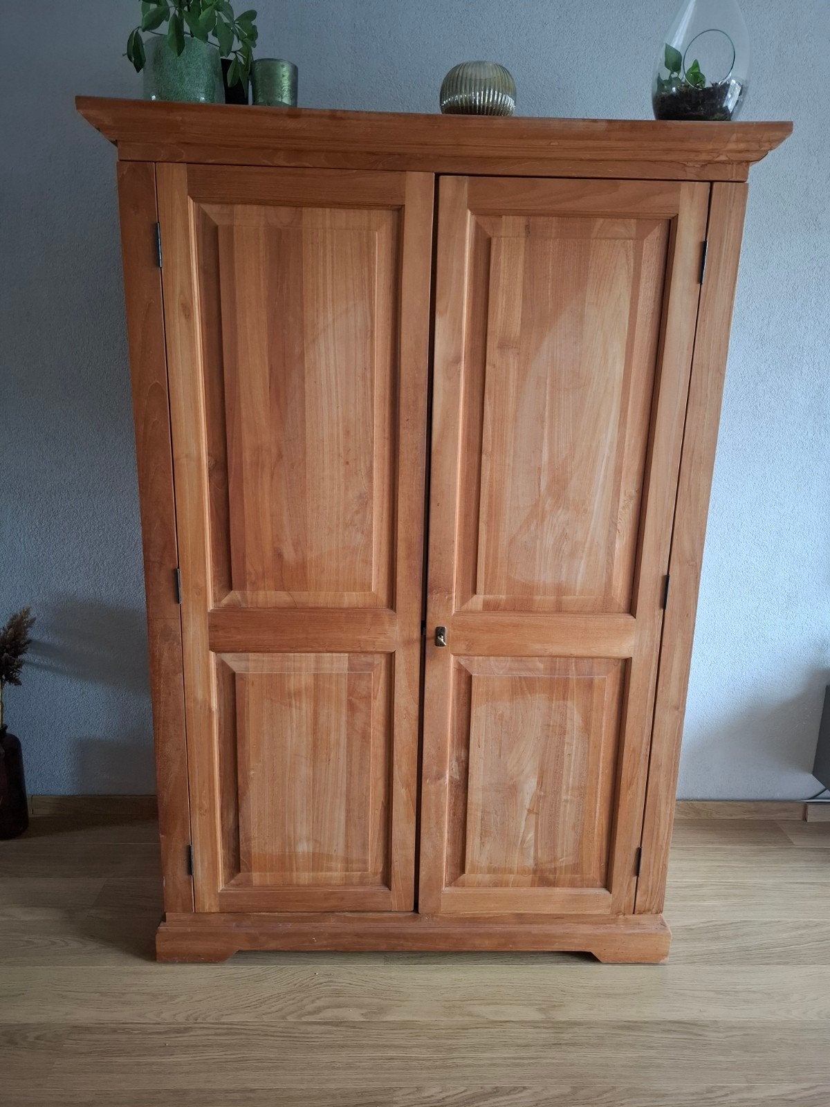 Computerkast teak, Ophalen, Gebruikt, 40 tot 80 cm, 170 cm of meer