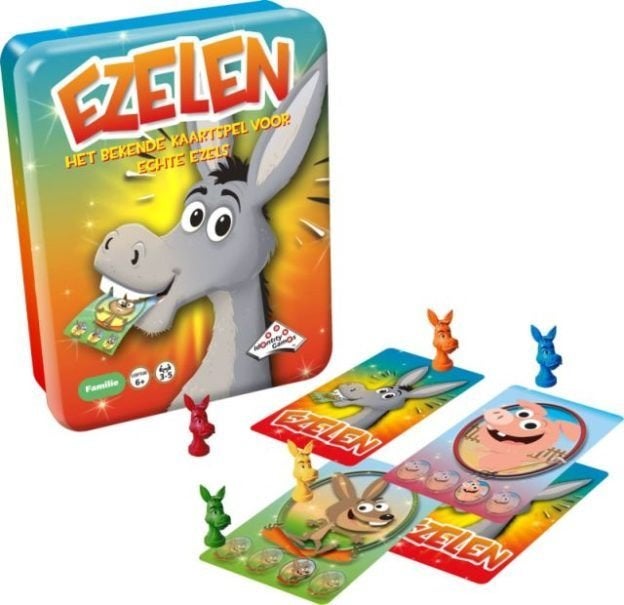 Kaartspel Ezelen in blik / Identity Games, Een of twee spelers, Ophalen, Zo goed als nieuw, Identity Games
