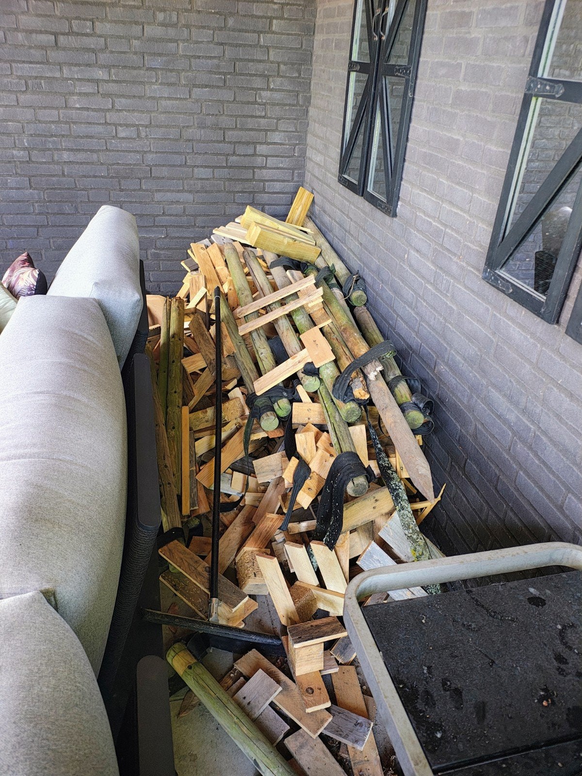 Gratis gezaagd pallet hout, Tuin en Terras, Haardhout, Minder dan 3 m³, Ophalen
