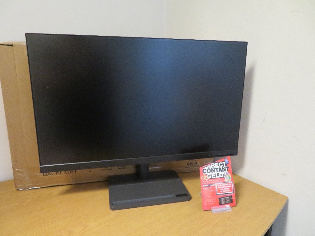 Lenovo 27" Monitor L27e-30 | Pawn Eindhoven, Computers en Software, Ophalen, Gebruikt, HDMI, Full HD