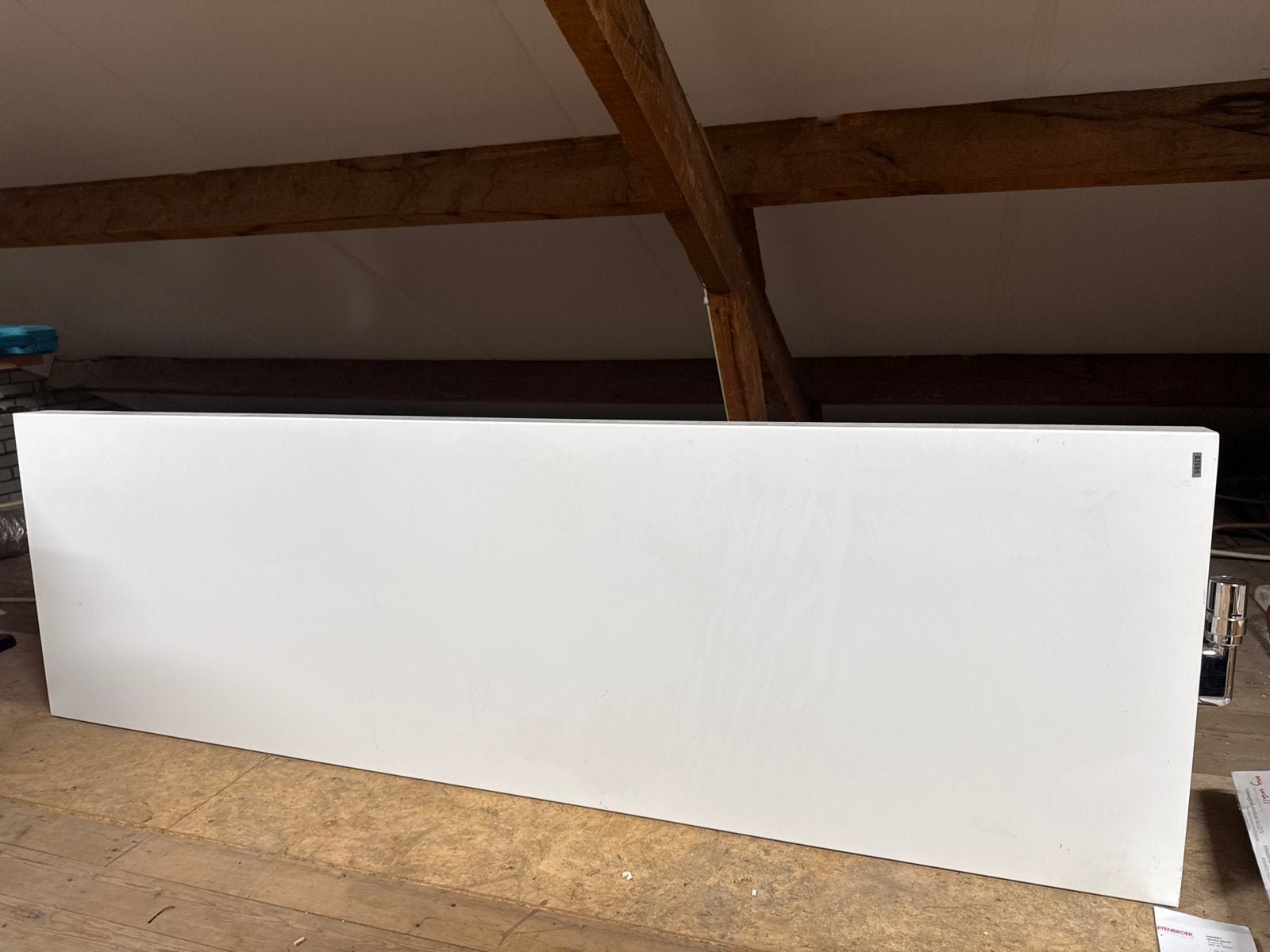 Grote Vasco radiator 202x62,5cm vlak wit, Ophalen, Gebruikt, Radiator, 60 tot 150 cm