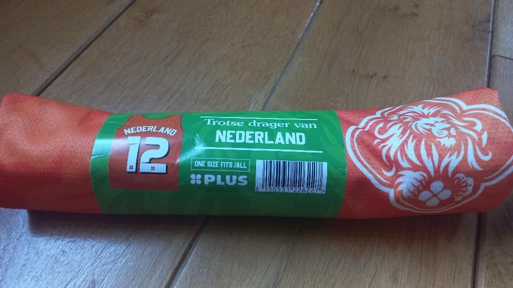 Plus EK buurthempje Nederland - nieuw, Plus, Ophalen of Verzenden