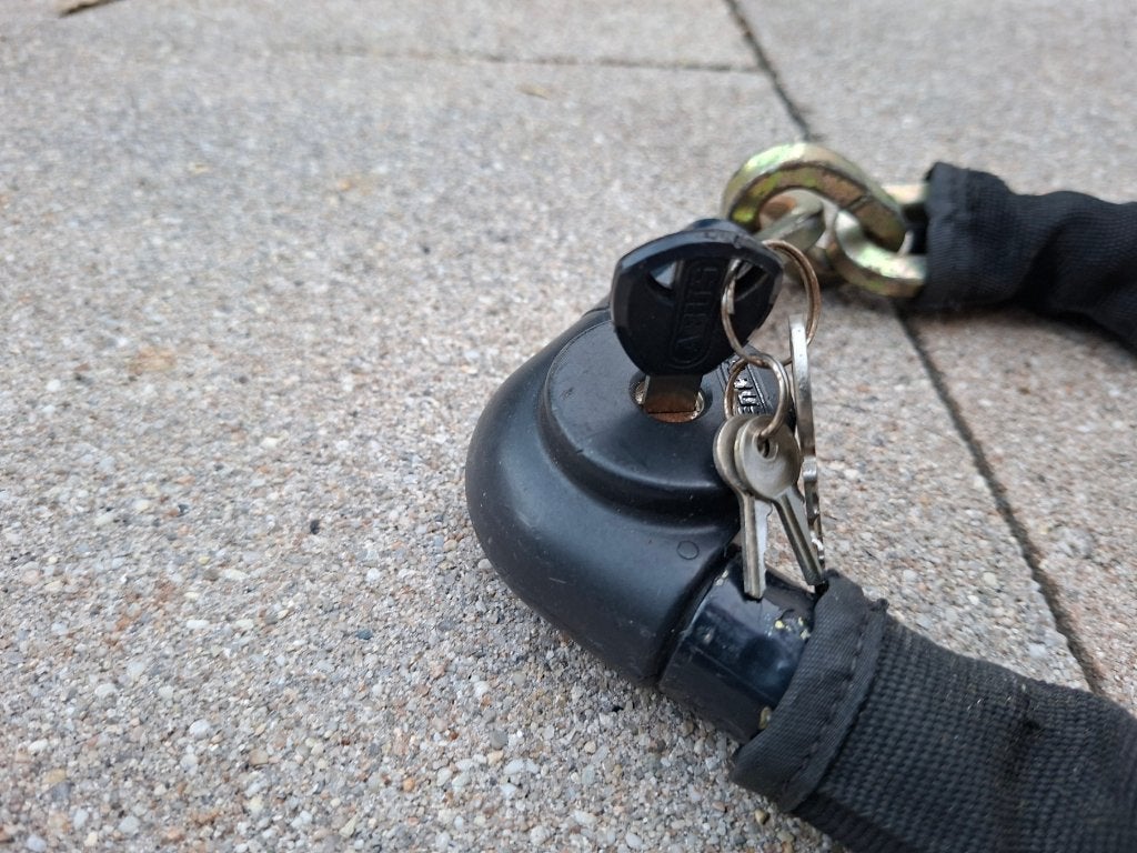 ABUS motorslot, Ophalen, Gebruikt