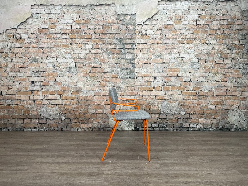 Billiani stoel – Oranje, Grijs | Billiani Design, Ophalen, Design, Metaal, Eén